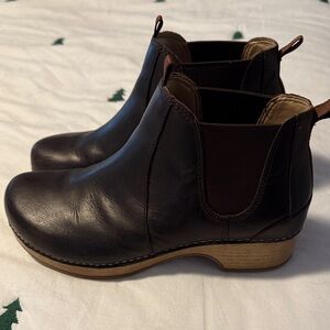 Dansko dark brown bootie